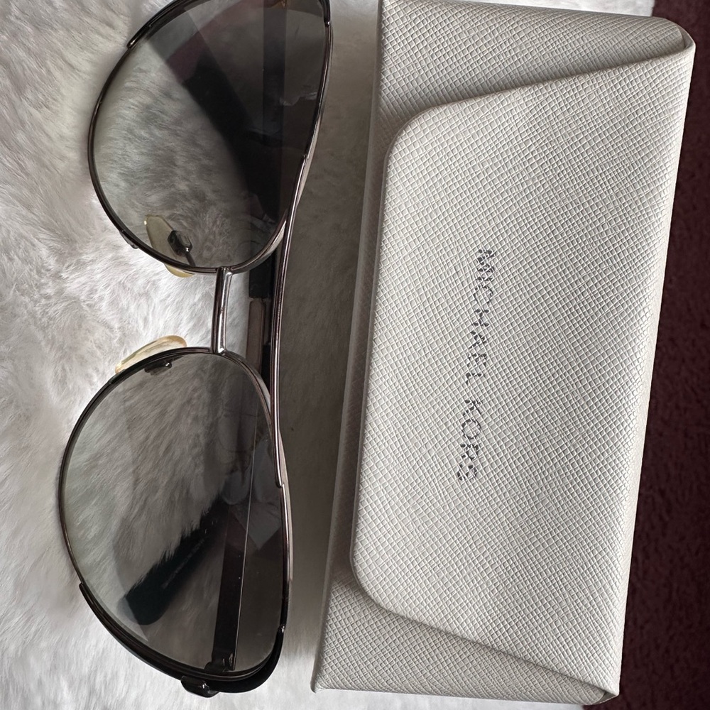 Michael Kors Black and Silver Sunglasses
